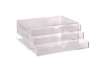 Immagine di Cassettiera da banco TECNOSTYL in acrilico con divisori 32,5x23,5x13 cm trasparente - ACRD040