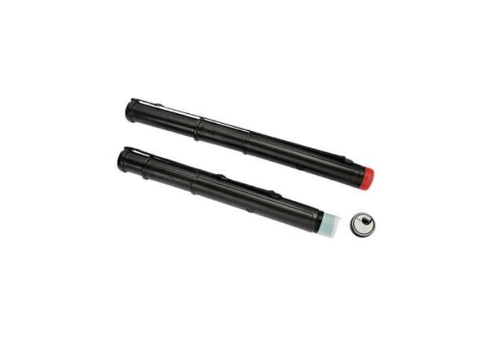 Immagine di Tubo porta disegni Ø 80 mm TECNOSTYL estensibile a 3 moduli 50-110 cm nero EXT/1
