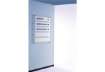 Immagine di Struttura a parete a 5 targhe bisatinate TECNOSTYL 60x15 cm silver/trasparente TP001BS