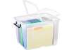 Immagine di Contenitore con doppio coperchio in ppl 40 L Strata riciclabile impilabile trasparente - 2006740110