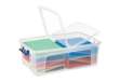 Immagine di Contenitore con doppio coperchio in ppl 50 L Strata riciclabile impilabile trasparente - 2006750110