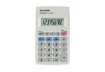 Immagine di Calcolatrice tascabile SHARP con display a 8 cifre bianco SH-EL233SB