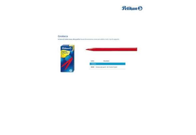 Immagine di Ceralacca rossa Pelikan 60/10 per pacchi  Conf. 10 pezzi - 361220