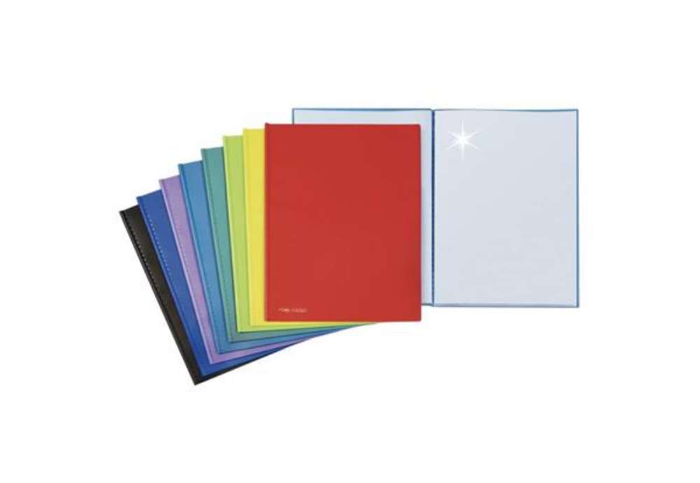 Immagine di Portalistini Sei Rota Asso - 10 buste 22x30 cm nero 57211010