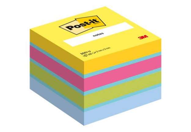 Immagine di Foglietti riposizionabili colorati Post-it® Notes Minicubo Ultra 51x51 mm assortiti  400 ff - 2051-U