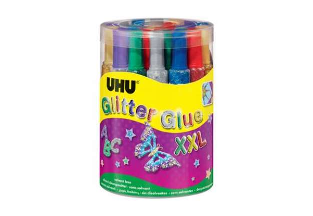 Immagine di Colla Glitter Uhu 20 ml  Conf. 24 pezzi - 39051