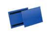 Immagine di Tasche per identificazione Durable con bande magnetiche blu f.to esterno mm. 223x163- inserto A5 ori