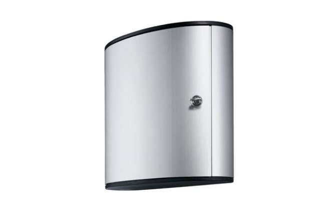 Immagine di Cassetta portachiavi DURABLE KEY BOX 18 alluminio argento metallizzato - serratura a chiave - 195123
