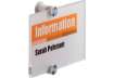 Immagine di Targa DURABLE CRYSTAL SIGN acrilico trasparente 148x105 mm 482119