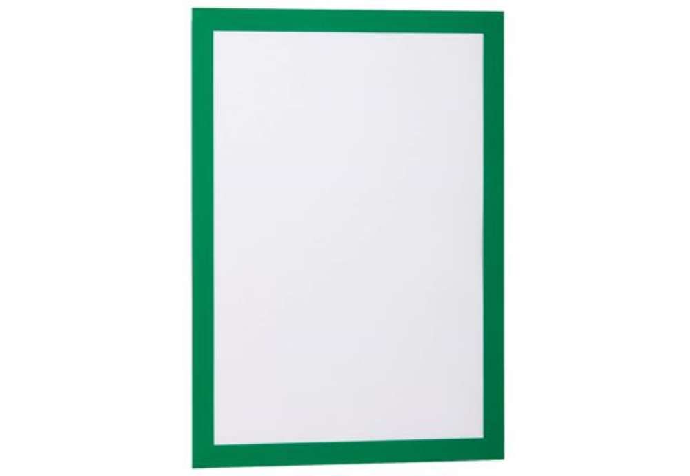 Immagine di Cornici con pannello magnetico DURABLE DURAFRAME® A4 PPL verde 236x323mm conf. 2 - 487205