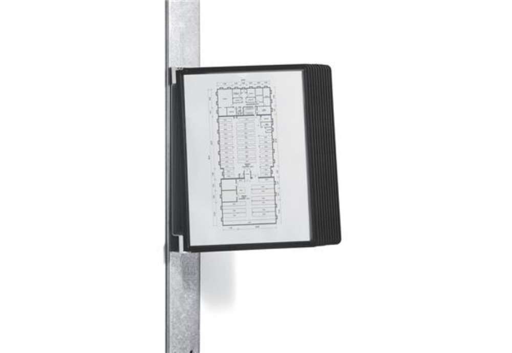 Immagine di Leggio da parete DURABLE VARIO® MAGNET WALL 10 pannelli A4 nero - 591801