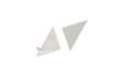 Immagine di Tasche adesive DURABLE CORNERFIX® triangolari polipropilene trasparente 175x175mm  conf. 100 - 82831