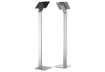 Immagine di Porta tablet da pavimento DURABLE per tablet da 7'' a 13'' argento metallizzato 27x27x121,5cm - 8932