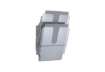 Immagine di Espositore da parete DURABLE FLEXIPLUS 2 comparti A4 polistirolo trasparente 24,7x10x36 cm - 1709008