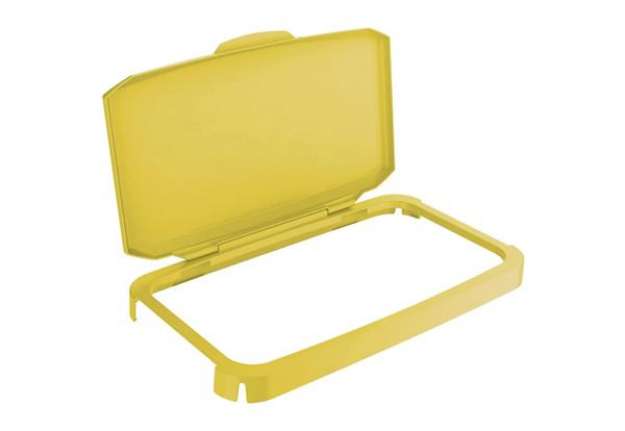 Immagine di Coperchio per bidone portarifiuti DURABLE DURABIN 60 l giallo 1800500030
