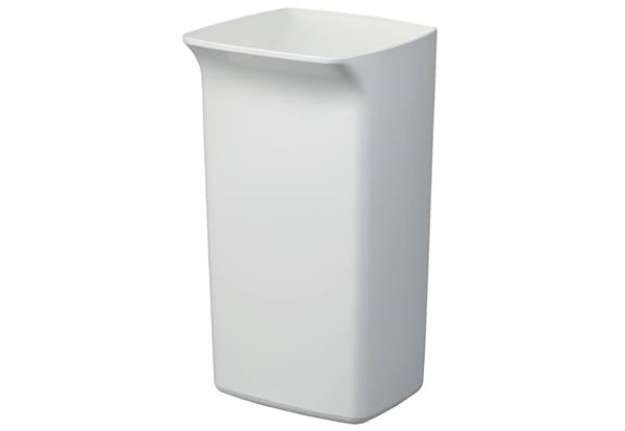 Immagine di Contenitore portarifiuti DURABLE DURABIN SQUARE 40 polietilene bianco 1800798010