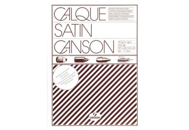 Immagine di Carta lucida Canson Calque Satin 90 g/m² A3 - conf. 250 pezzi - C200017310