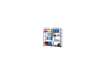 Immagine di Modulo base scaffalatura Paperflow RANG'ECO regolabile 125x34x200 cm blu - K607130