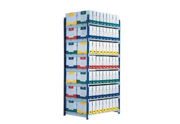 Visualizza i dettagli per Modulo aggiunta scaffalatura Paperflow RANG'ECO regolabile 125x70x200 cm blu - K607171 Immagine di Modulo aggiunta scaffalatura Paperflow RANG'ECO regolabile 125x70x200 cm blu - K607171