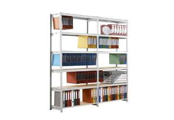 Visualizza i dettagli per Modulo base scaffalatura Paperflow RANG'ECO SF fisso 125x37x195 cm grigio - K652231 Immagine di Modulo base scaffalatura Paperflow RANG'ECO SF fisso 125x37x195 cm grigio - K652231