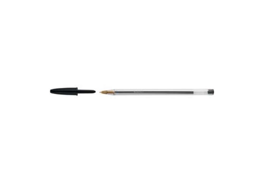 Immagine di Penna a sfera BIC Cristal M punta 1 mm nero Conf. 50 pezzi - 8373639