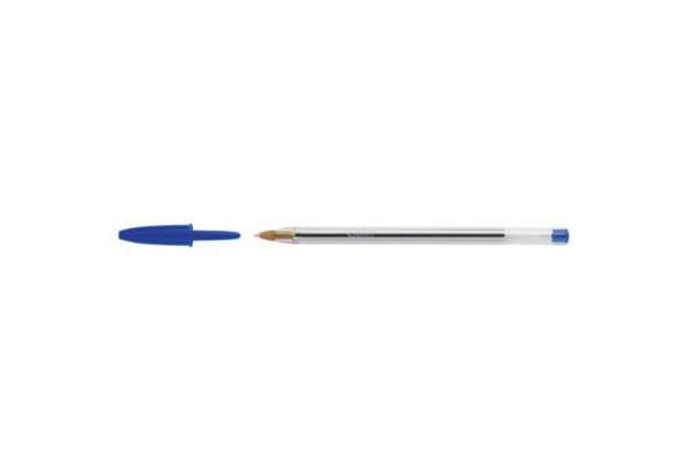 Immagine di Penna a sfera BIC Cristal M punta 1 mm blu Conf. 50 pezzi - 8373609