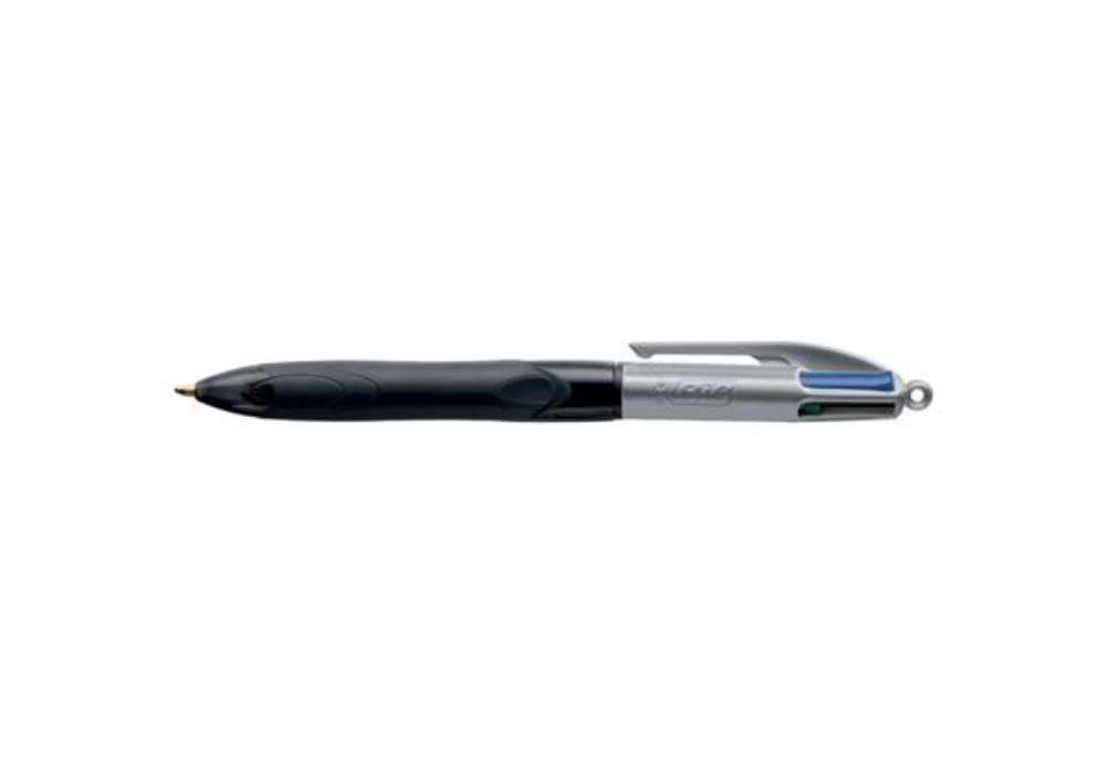 Immagine di Penna a sfera a scatto BIC 4 Colours Grip Pro M 1 mm assortiti 8922931
