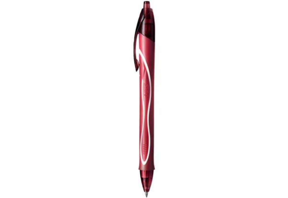 Immagine di Penna gel a scatto BIC Gel-Ocity Quick Dry M 0,7 mm rosso 949874