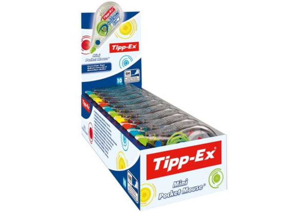 Immagine di Correttore a nastro TIPP-EX Mini Pocket Mouse  5 mm x 6 m Fashion 9263971