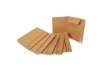 Immagine di Cartelline con elastico piatto EURO-CART 25x35 cm dorso 4 cm avana conf. da 5 pezzi - FMCXCPEECOAV