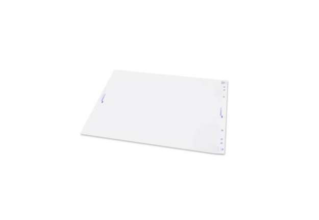 Immagine di Blocco di carta per lavagna Legamaster 20 fogli 65x98 cm bianco liscio conf 5 rotoli - L-1560 00