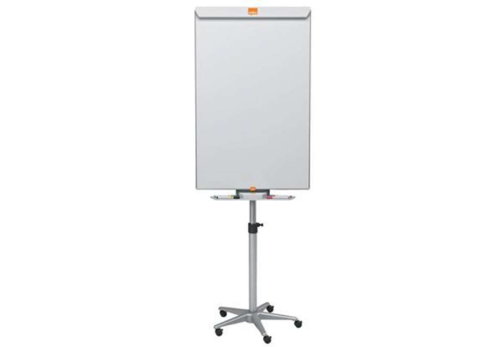 Immagine di Portablocco magnetico a cavalletto Nobo Classic mobile in acciaio bianco 69x190 cm - 1902386