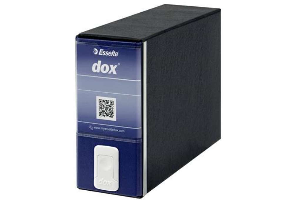 Immagine di Registratore a leva DOX3 Memorandum dorso 8 cm - formato 23x18 cm blu 263A4