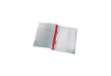 Immagine di Cartelline ad aghi con clip Esselte Quotation File 23,8x31 cm pvc semirigido rosso  conf. da 25 - 28