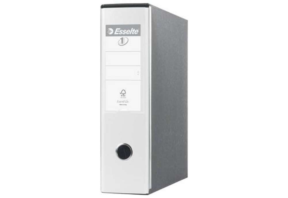 Immagine di Registratore con custodia Esselte G53 Eurofile commerciale Dorso 8 cm cartone rivestito in PP bianco