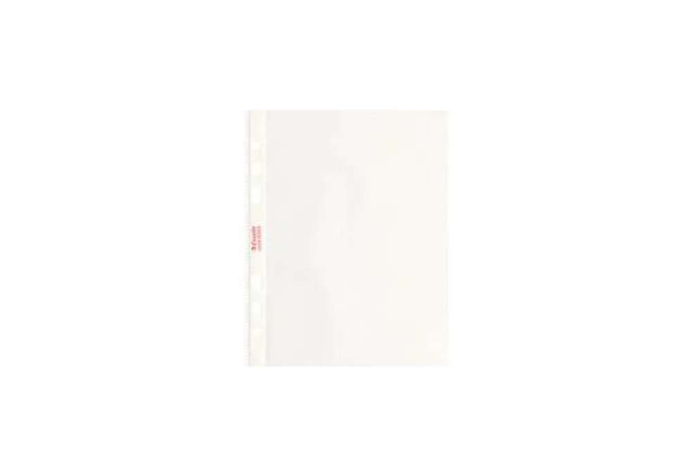Immagine di Buste a perforazione universale goffrate Esselte OFFICE 15x21 cm trasparente antiriflesso  conf.25 -