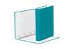 Immagine di Raccoglitore Esselte Meeting a 4 anelli tondi 30mm cartone rivestito in PP turchese 22x30cm dorso 4c