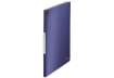 Immagine di Portalistini a fogli fissi - 80 fogli Leitz STYLE in PPL con 40 buste A4 blu titanio - 39590069