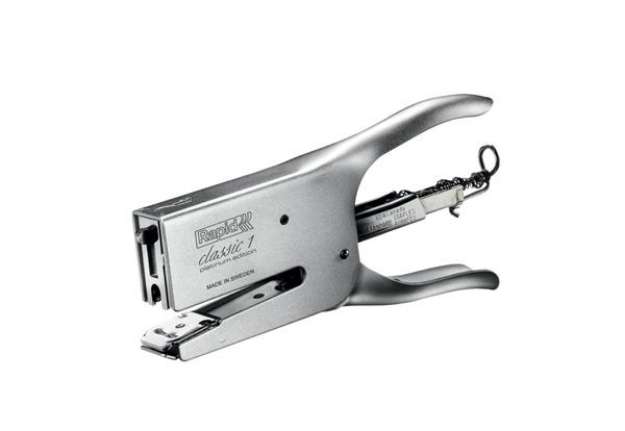 Immagine di Cucitrice a pinza Rapid K1 Classic 50 fogli - Platinum Edition platino satinato - 5000250