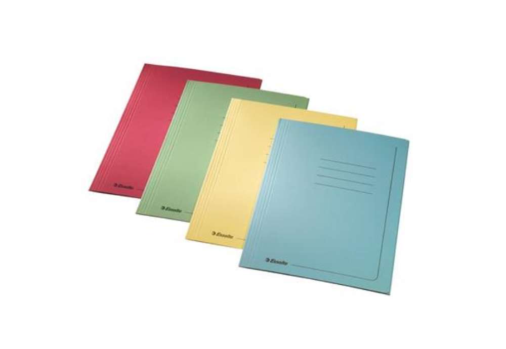 Immagine di Cartelle a 3 lembi Esselte MANILLA 25x35 cm A4 295 g/m² giallo conf.25 - 55131