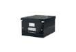 Immagine di Scatola per archiviazione universale ''M'' Leitz CLICK & STORE nero 28,1x20x37 cm - 60440095