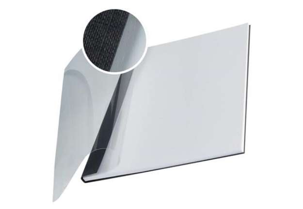 Immagine di Copertina flessibile max 36-70 fogli Leitz impressBIND in PPL con dorso da 7 mm A4 nero  conf. da 10
