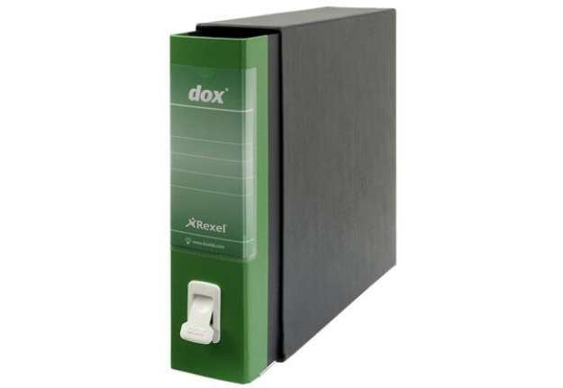 Immagine di Registratore a leva DOX1 Commerciale 28,5x31,5 cm - dorso 8 cm verde D26114