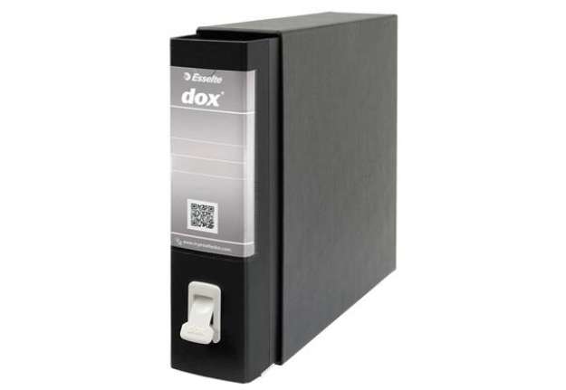 Immagine di Registratore a leva DOX2 Protocollo 28,5x35 cm - dorso 8 cm nero D26210