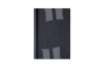 Immagine di Copertine termiche per rilegatura GBC con dorso da 1,5 mm in pvc e cartoncino A4 nero conf 100 coper
