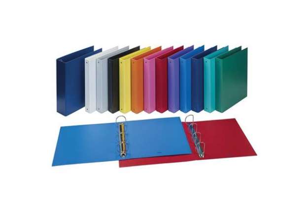Immagine di Raccoglitore FAVORIT Europa 29,5x32 cm 4 anelli tondi Ø 50 mm blu 100460446