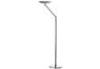 Immagine di Lampada a terra a led UNILUX Varialux articolata grigio metallizzato 400090471