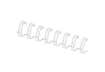 Immagine di Dorsi metallici FELLOWES bianco 8 mm - - capacità 36-60 fogli conf.100 - 53258