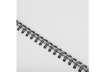 Immagine di Dorsi metallici FELLOWES nero 8 mm - - capacità 36-60 fogli conf.100 - 53261