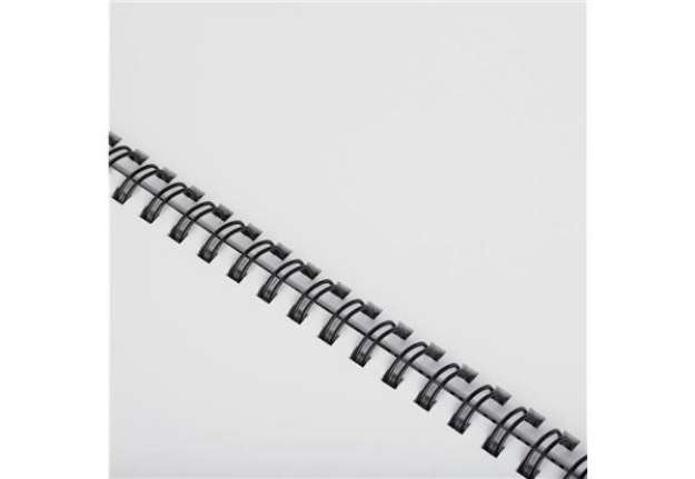 Immagine di Dorsi metallici FELLOWES nero 10 mm - - capacità 61-80 fogli conf.100 - 53265